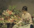La marchande de fleurs - Victor-Gabriel Gilbert