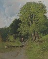 La faret a l'Isle Adam, Seine et Oise gathering wood in the forest - Victor Viollet-Le-Duc
