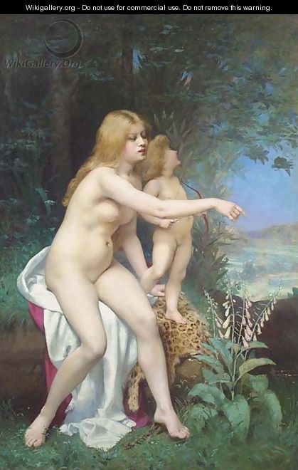 Venus and Cupid - Victor Tortez
