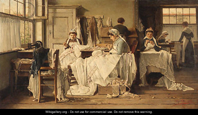 The lacemakers - Victor Ravet