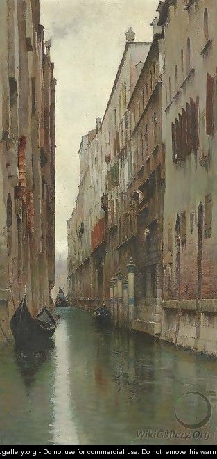 A Quiet Canal, Venice - Vincenzo Caprile