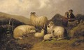 Sheep in a Highland landscape - William Morris