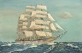 At full sail - Frederic William Burton