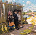 Village Children - Vladimir Egorovich Makovskii