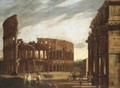 The Colosseum and the Arch of Constantine from the West - Viviano Codazzi