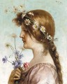 A spring maiden - Virgilio Tojetti