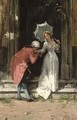 Greeting a suitor - Vincenzo Pasquale Angelo Petrocelli