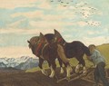 Ploughing the field - Walter Georgi