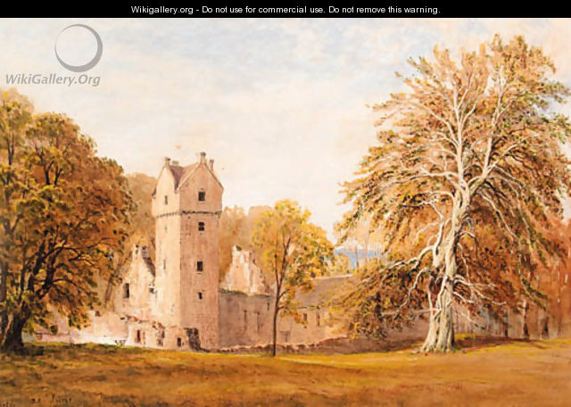 Claverhouse Tower, Angus - Waller Hugh Paton