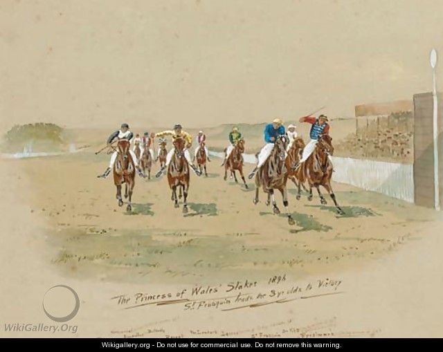 The Princess of Wales Stakes 1896 - William Verner Longe