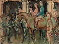 Catching a loose horse - William Verner Longe