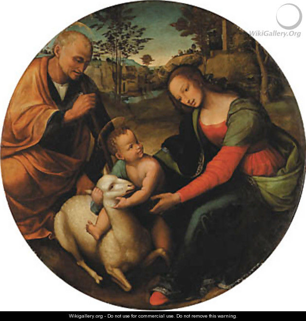 The Holy Family - Tuscan School