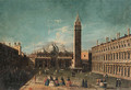 The Piazza San Marco, Venice - Venetian School
