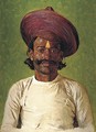Portrait of an Indian man - Vasili Vasilyevich Vereshchagin