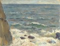 Seascape with rocks - Vasilij Ivanovic Surikov