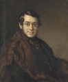Portrait of a gentleman wearing glasses - Vasili Andreevich Tropinin