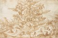 An allegory of Victory on a oak tree - Valerio Spada