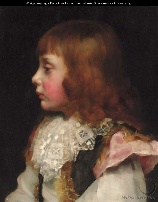 Portrait of a boy - Valentine Cameron Prinsep