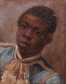 Head of a youth, a study - Venetian School