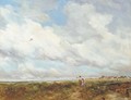 On the common, kite flying - Vickers Deville