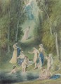 Girls bathing in a forest glade - Thomas Stothard