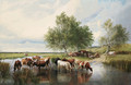 On a Dairy Farm - Thomas Sidney Cooper