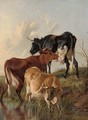 Cattle by a pond - Thomas Sidney Cooper