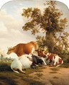 Cattle resting in a meadow 2 - Thomas Sidney Cooper