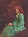 Portrait of a seated girl - Thomas E. Mostyn