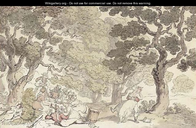 A distraction from duty - Thomas Rowlandson