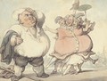 French People astonished at our improvements in the Breed of Fat Cattle - Thomas Rowlandson