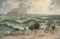 Wind and sea rising. Knock-na carra, Galway Bay - Thomas Rose Miles