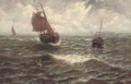 Off Great Yarmouth Harbour - Thomas Rose Miles