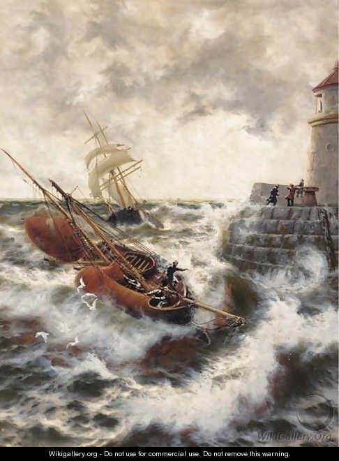After a stormy night, Ramsgate - Thomas Rose Miles