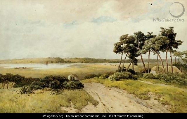 Across the heath to the river - Thomas Pyne