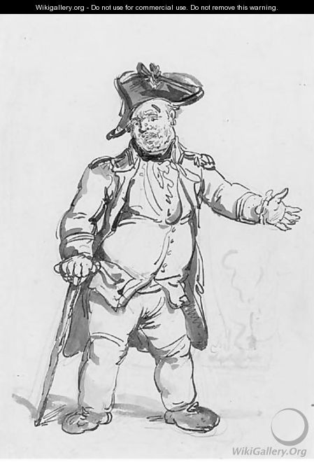 The Old Commodore - Thomas Rowlandson