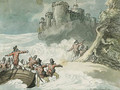 Soldiers storming a castle - Thomas Rowlandson