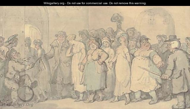 Procession from Bow Street to Bridewell - Thomas Rowlandson