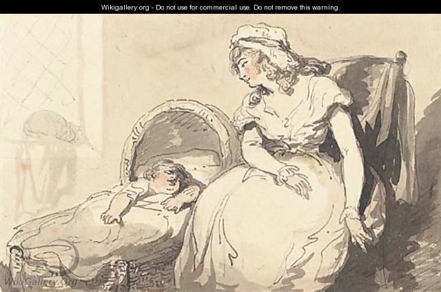 Mother and child - Thomas Rowlandson