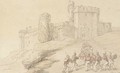 Manorbeer Castle, Pembroke - Thomas Rowlandson