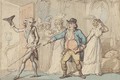 Lord Tellaman being rudely dismissed by Squire Western - Thomas Rowlandson