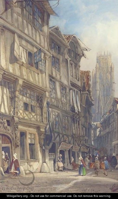 View of Rouen Cathedral - Thomas Shotter Boys