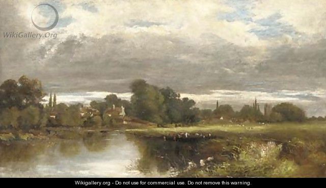 View towards Hampton Court from the Moseley - Thomas Shotter Boys