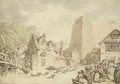 View of Oxford Castle - Thomas Rowlandson