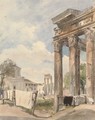 In the Forum, Rome - Thomas Hartley Cromek