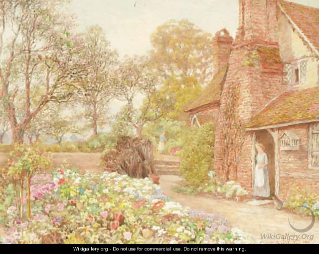 The cottage garden, Godalming - Thomas H. Hunn