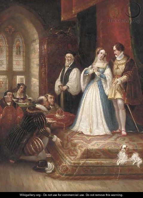 The marriage of Queen Mary - Thomas Jones Barker