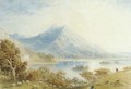 A mountainous lakeland landscape - Thomas Hosmer Shepherd
