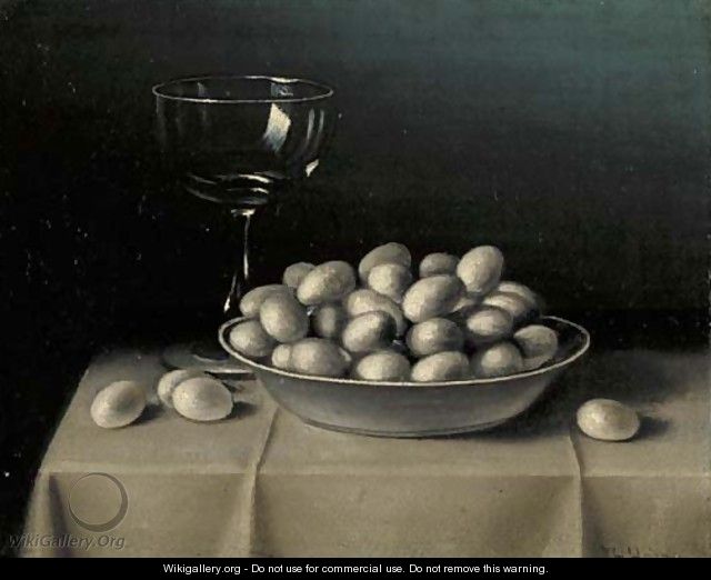 Still Life with Eggs - Thomas H. Hope