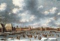 Figures skating on a frozen lake - Thomas Heeremans